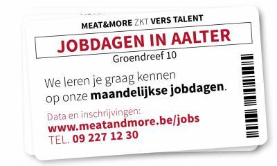 Maandelijkse jobdagen Meat&More Aalter