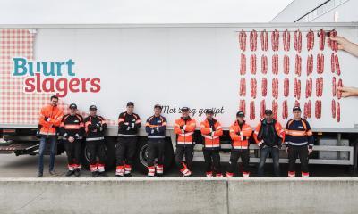 vrachtwagen chauffeurs Meat&More nieuwe outfit