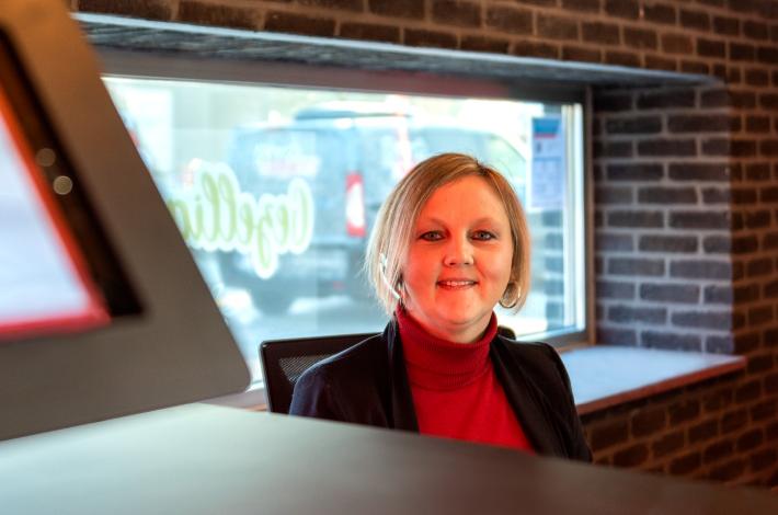 nieuwe onthaalbalie Meat&More Cybèle