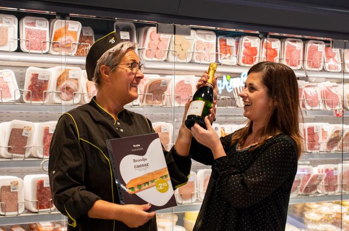 Champagne voor Nele